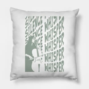 silence whisper Pillow