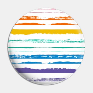 Rainbow Stripes Pin