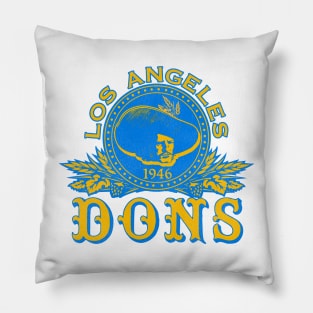 Defunct Los Angeles Dons Football Team Pillow