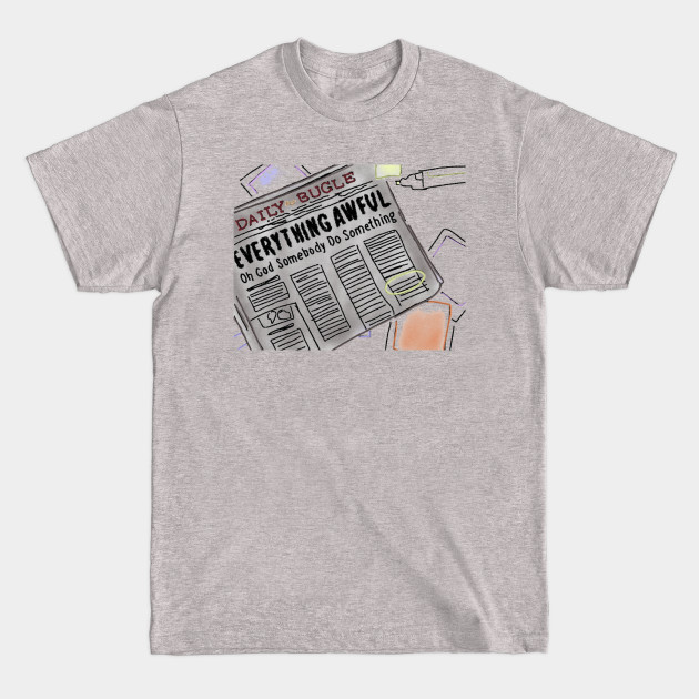 Discover aw, newspaper (variant) - Hawkeye - T-Shirt