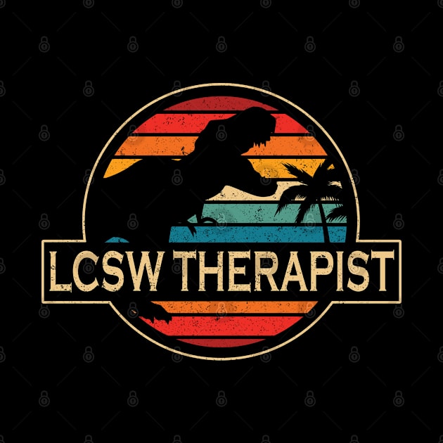 Lcsw Therapist Dinosaur by SusanFields