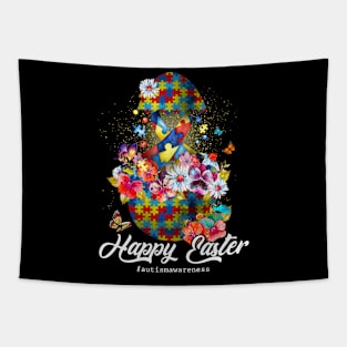 Happy Easter Autism Awareness Tapestry