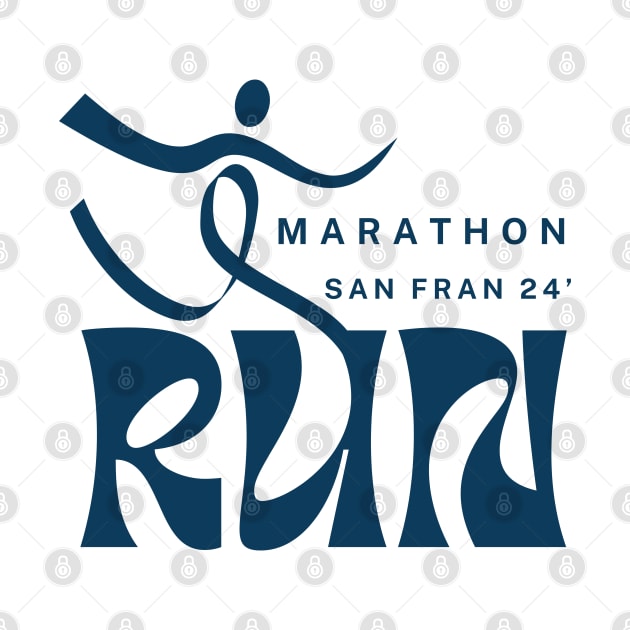 Run - San Francisco Marathon 2024 by ThreadsVerse