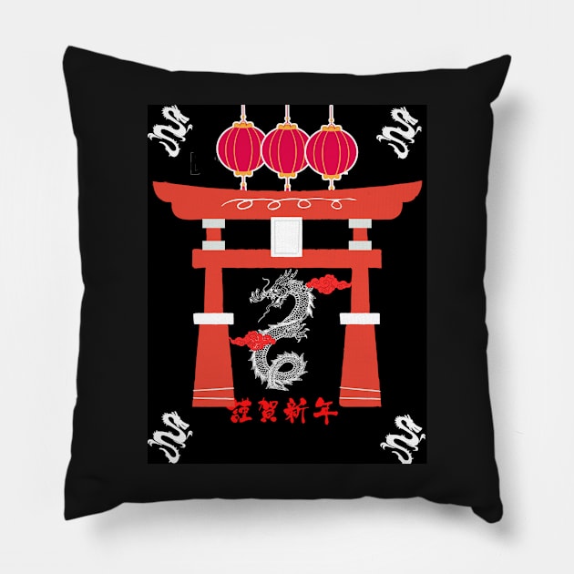 Dragons Fury Pillow by LloydLegacy2020