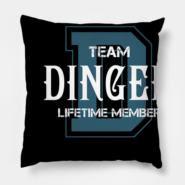 DINGER Pillow by TANISHA TORRES