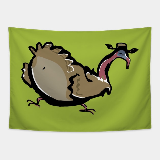 wild turkey Tapestry by greendeer