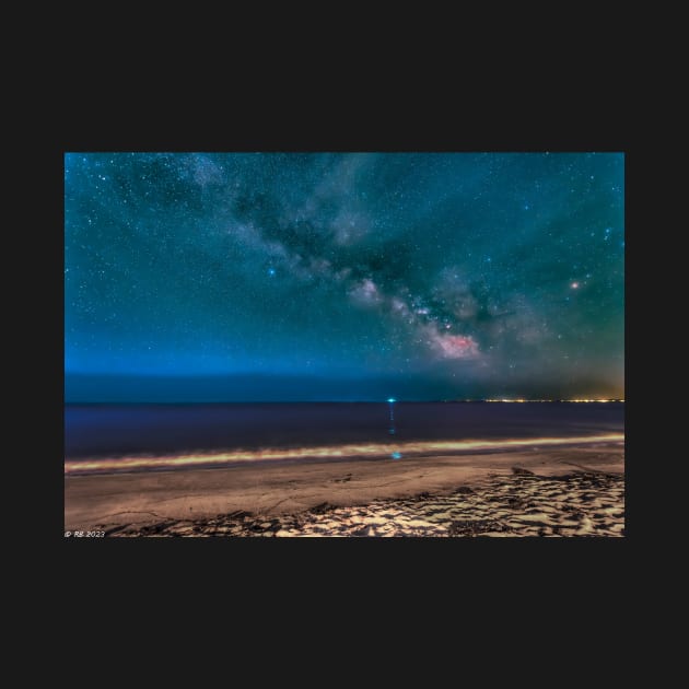 Milky Way Over Saco Bay by BeanME