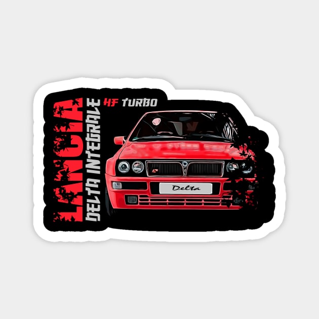 Delta Integrale HF Turbo Red Magnet by T-JD