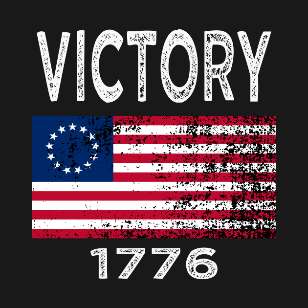 Betsy Ross Flag Victory 1776 USA by B89ow