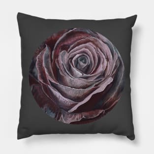 Ethereal Beauty Dark Rose Pillow