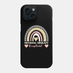 Thank you Physical therapy receptionist Rainbow Phone Case