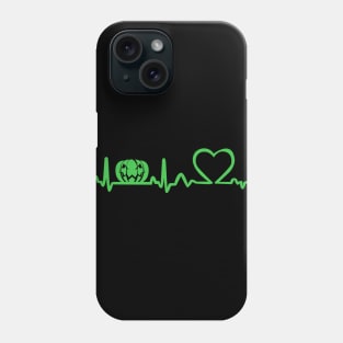 Halloween  Tractor Heartbeat Nurse T-shirt Phone Case