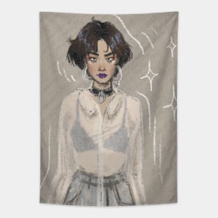 Fashion illustration Tapestry