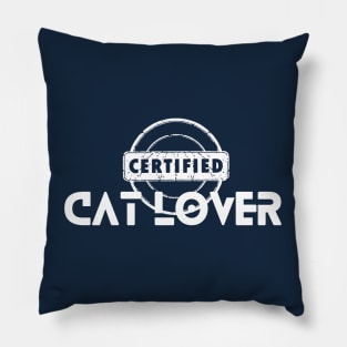 Certified Cat Lover Pillow