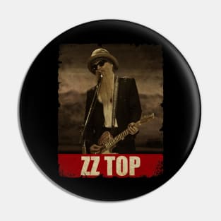 ZZ Top - New RETRO STYLE Pin