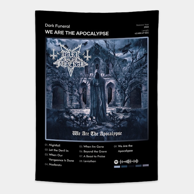 Dark Funeral - We Are The Apocalypse Tracklist Album Tapestry by 80sRetro