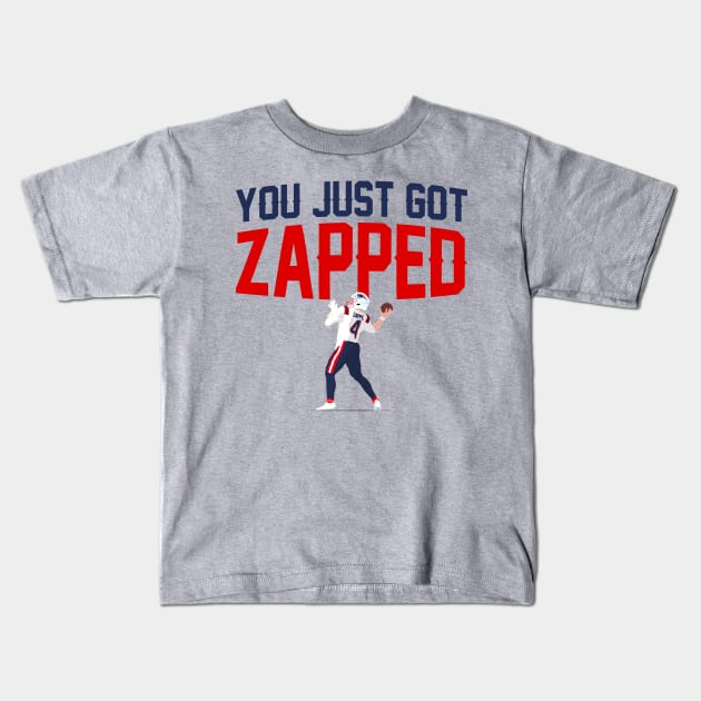 rsclvisual You Just Got Zapped Kids T-Shirt