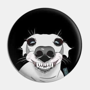 Smiley Dog. Jack Russel Pin