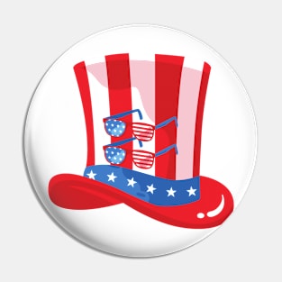 USA Independence Day II Pin