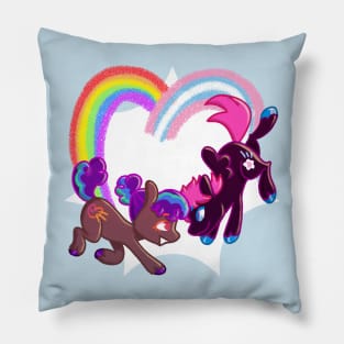 LGBT+ Ponies Pillow