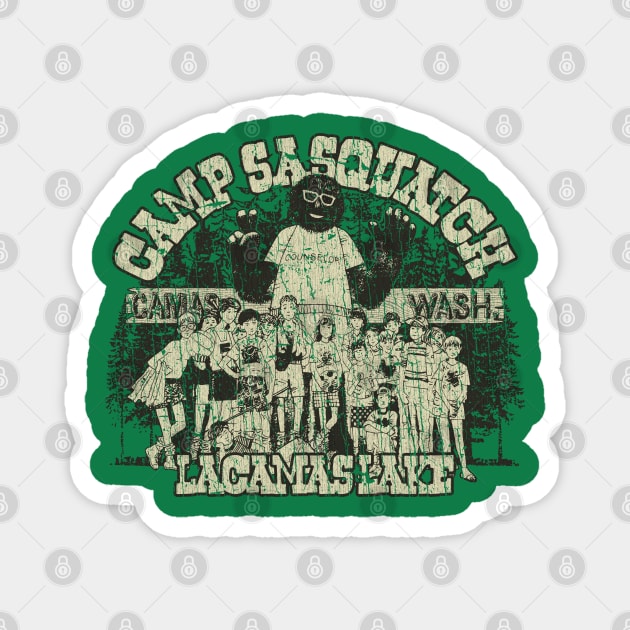 Camp Sasquatch Lacamas Lake 1973 Magnet by JCD666