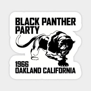 Black Panther Party, Oakland CA 1966, Civil Rights, Black Lives Matter Magnet