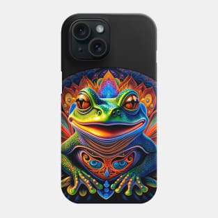 Froggy Animal Spirit (28) - Trippy Psychedelic Frog Phone Case