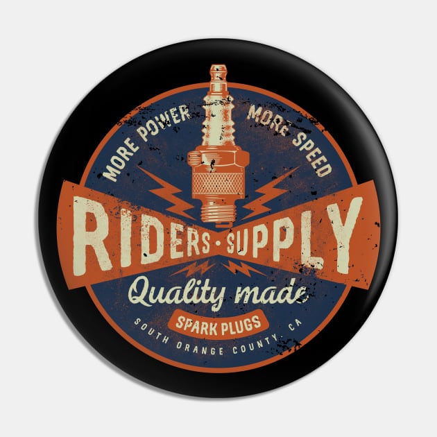 Riders supply spark plug Pin by szymonkalle