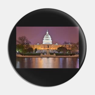 Glowing Washington DC Capitol Pin