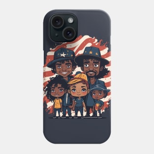 Patriotic American Family Phone Case