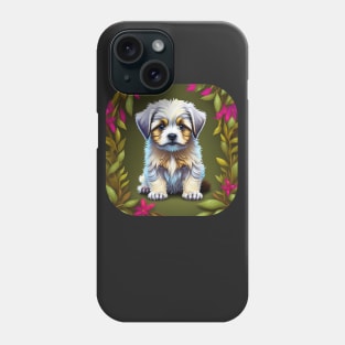 Havanese Puppy with White and Light Brown Markings Phone Case