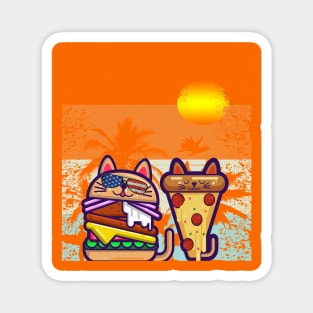 Sunset food vibes Magnet