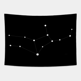 Virgo - Minimalist Zodiac Art Tapestry