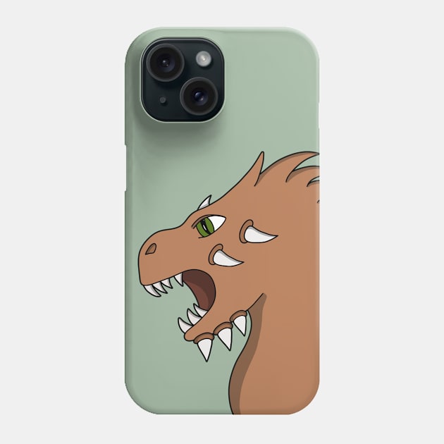 Dragon preparing to breathe fire Phone Case by DiegoCarvalho