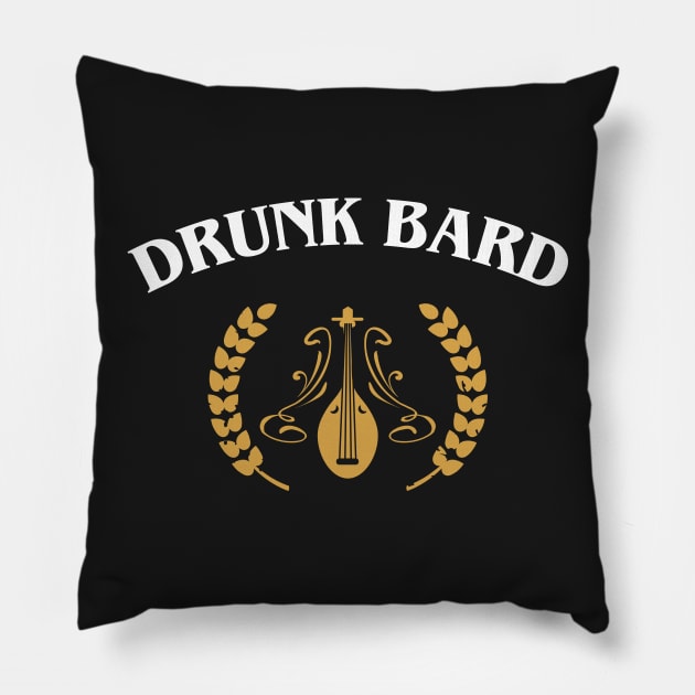 Drunk Bard Meme RPG Pillow by pixeptional