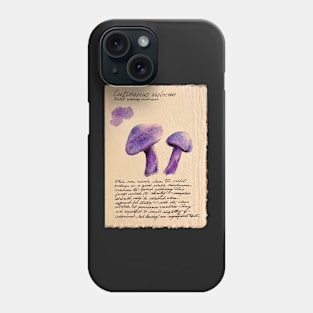 Violet Mushrooms Phone Case