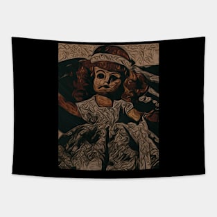 pretty doll Tapestry