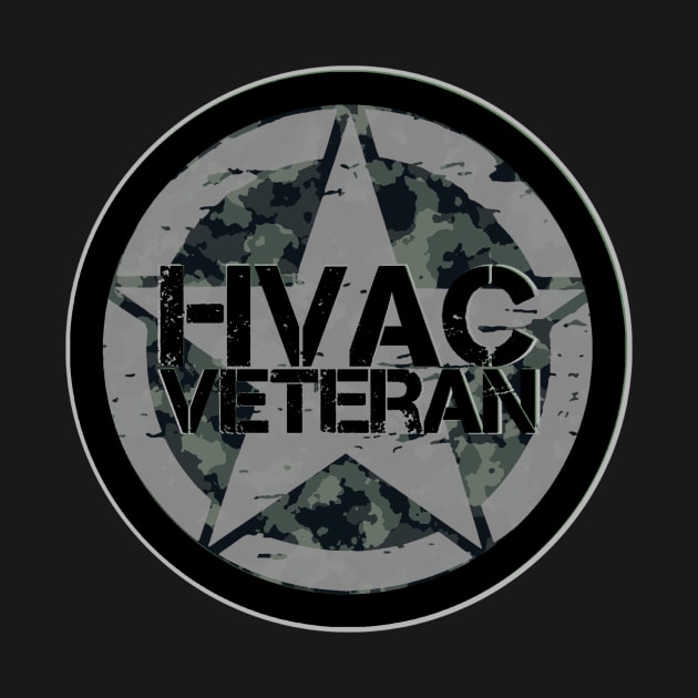 Hvac Veteran Tech Grey Camo by The Hvac Gang