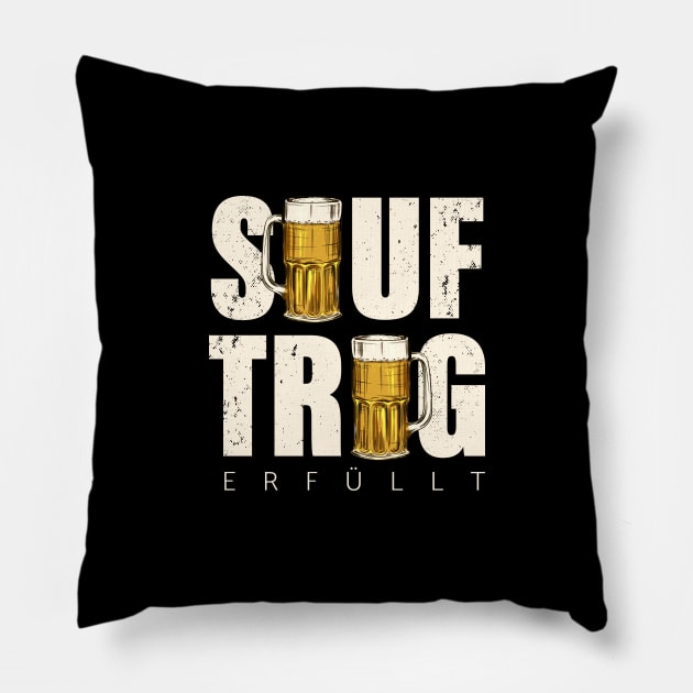 Sauftrag Erfüllt - Jugendwort 2020 Pillow by sweetczak