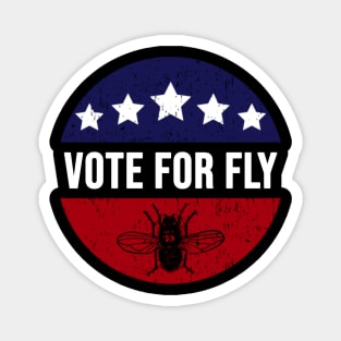 Vote For Fly - Mike Pence Fly On Head Funny Magnet