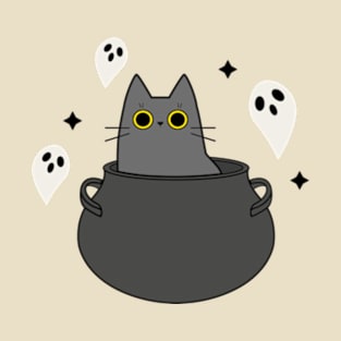 Witchy vibes cat T-Shirt