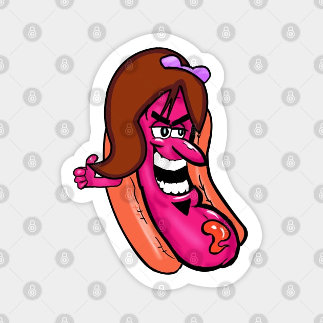 Pam Hot Daga Magnet by frankriggart