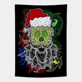 Zombie Santa (Version #2) Tapestry