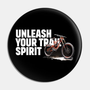 Mountainbike Unleash your trail Pin
