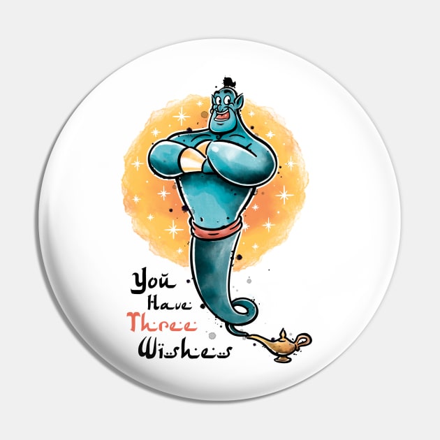 Three wishes Pin by paulagarcia