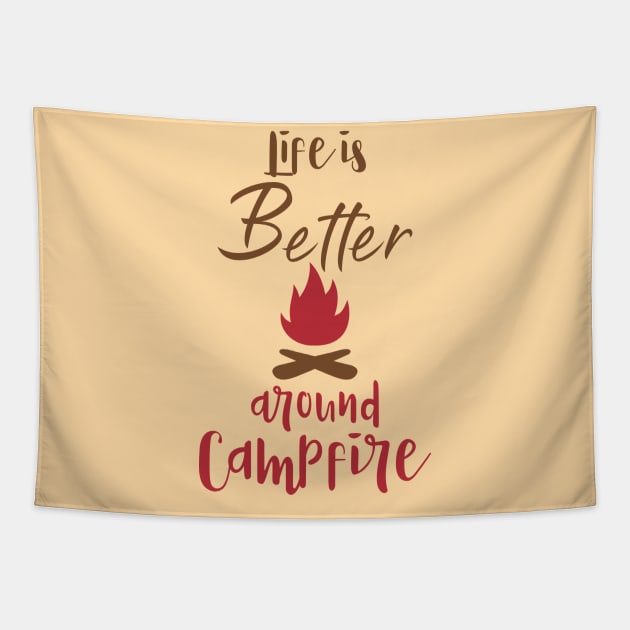 Camper Life Is Better Tapestry by Usea Studio