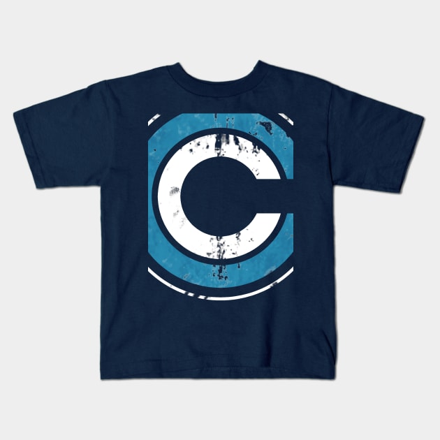 Capsule Corp. - V1 embroidery style logo Kids T-Shirt by