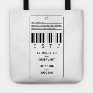 ISTJ - The Logistician - Introverted Observant Thinking Judging Tote