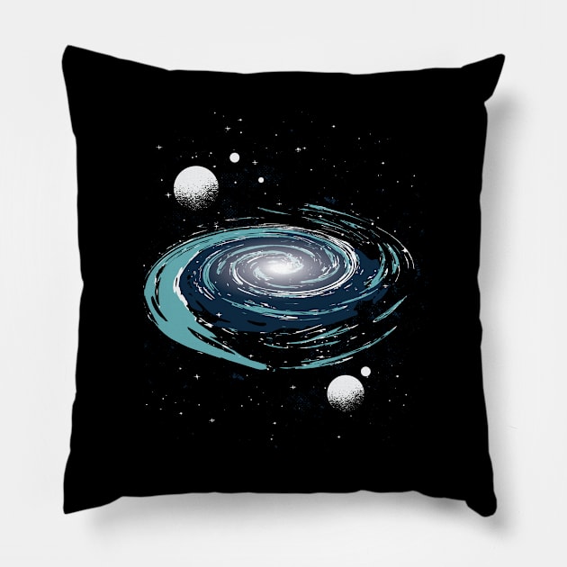 Milky Way Pillow by EarlAdrian