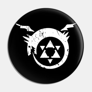 Homunculus white symbol Pin